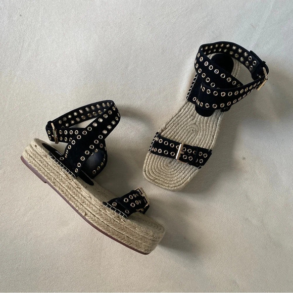 CAVERLEY Spy Espadrille Sandals Size 41/10 - Picture 4 of 9